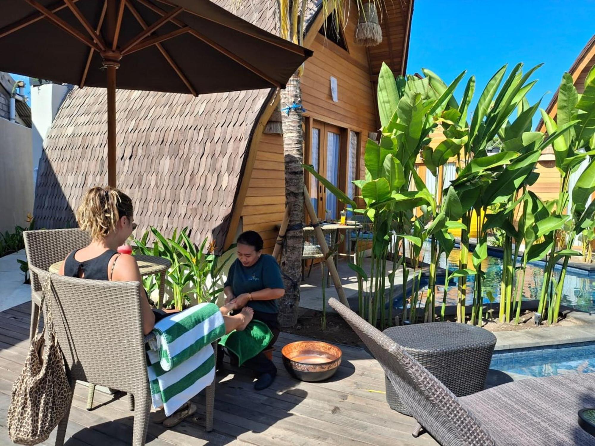 Abian Klumpu Villa & Spa Sanur Bali Exterior foto
